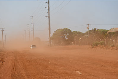 Dust storm in Brazil impacting ecosystems and biodiversity
