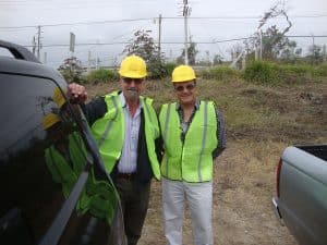 CEO Onsite project visit