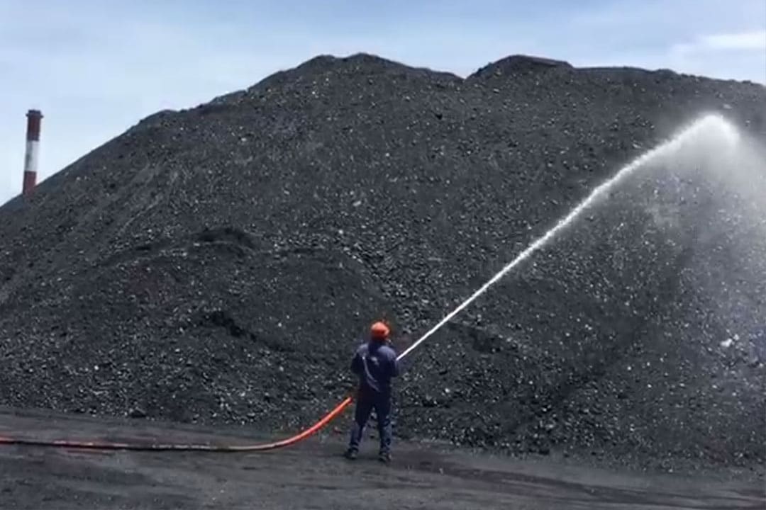 Coal Piles at the Shipping Port, Guatemala