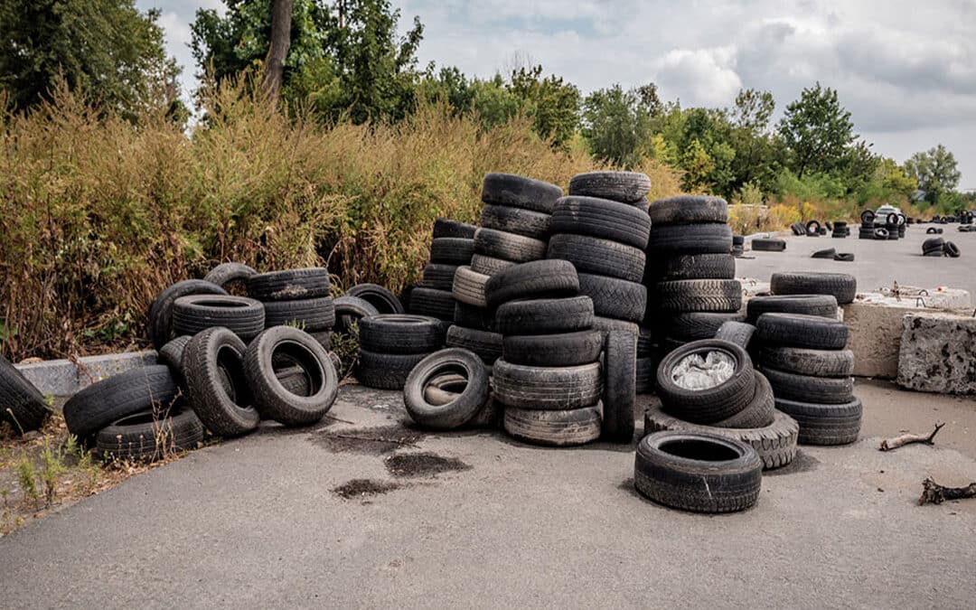 Reusing Old Tires in Roads: Challenges, Concerns, and the AggreBind Solution